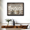 Rustic Motivational Wall Decor, White Daisies Mason Jars With Positive Quotes “Every Day Is A Gift” Butterfly Weathered Wood Canvas Art, Horizontal Country Farmhouse Floral Artwork