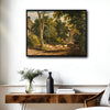 Vintage Country Sheep Farm Landscape Framed Wall Art Print
