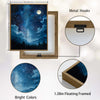 Milky Way Starry Night Sky Canvas Wall Art Watercolor Celestial Home Decor