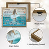 I Hope You Dance Inspirational Ocean Canvas Print, Coastal Quote Horizontal Wall Art