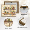 Rustic Herb Plant Kitchen Shelf Wall Decor Canvas Print