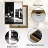 Black & White Split Kitchen Still Life Framed Wall Art Print