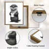 Whimsical Otter Bathroom Poster, Cute Otter Holding Toilet Paper Sketch Print, Humorous Restroom Wall Art for Animal Lovers