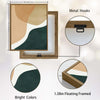 Set of 2 Neutral Arch & Organic Shape Boho Abstract Canvas Wall Art