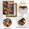 Snowman Reading Newspaper On Toilet Cozy Christmas Framed Wall Art