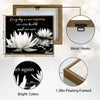 Every Day Is A New Beginning Framed Wall Art White Lotus Motivational Zen Print