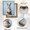 Bunny with Easter Egg Canvas Wall Print