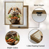 Bunny Carrot Basket Canvas Print