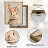 Floral Crown Rabbit Canvas Print