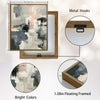 2 Piece Neutral Impasto Abstract Canvas Prints Soft Pink Dark Green Grey Block Painting Organic Modern Wall Art