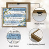 I Can Only Imagine Framed Wall Art Hummingbird Floral Christian Hymn Print