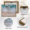 1 Peter 5:7 Framed Wall Art Cast All Your Anxiety Beach Ocean Scripture Print
