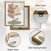 Set of 3 Boho Abstract Leaf Geometric Rainbow Sage Green Framed Wall Art Prints
