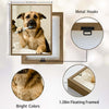 Whimsical German Shepherd Bathroom Poster, Dog Brushing Teeth At Sink Print, Fun Wall Art for Dog Lovers