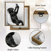 Funny Black Dog Selfie On Toilet Canvas Wall Art Cute Bathroom Decor