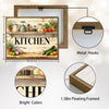 Rustic Kitchen Shelf Vegetable Canvas Wall Art