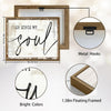 Then Sings My Soul Framed Wall Art Rustic Farmhouse Christian Hymn Print