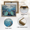 You & Me We Got This Sea Turtle Canvas, Nautical Ocean Couple Wall Decor
