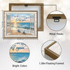 Coastal Sea Turtle "Every Day Is A New Beginning" Window View Wall Art