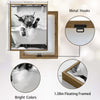 Black And White Highland Cow In Bubble Bathtub Canvas Wall Art Funny Farmhouse Bathroom Wall Decor