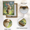 Bunny Butterflies Wildflower Canvas Print