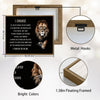 Modern Inspirational Wall Decor, Majestic Lion With Positive Quote I Choose To Be Me, Black Dark Background Motivational Affirmation Horizontal Canvas Artwork For Office & Home