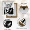 Trendy Black & White Glitter Toilet Girl Wall Art, Edgy Retro Photo Style Bathroom Canvas Poster, Quirky Wall Decor