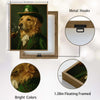 St Patrick's Day Golden Retriever Canvas Print