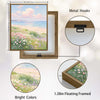 Soft Pastel Seaside Wildflower Canvas Wall Art Dreamy Beach Coastal Home Decor