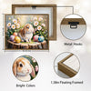 Cute Lop‑Eared Bunny Easter Canvas Wall Art