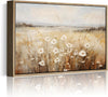 Vintage Framed Floral Canvas Wall Art