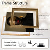 Moody Luxury Portrait Canvas Poster, Black Woman with Gold Blindfold Artwork for Office Gallery Wall Glam Home Decor