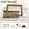 Vintage Wildflower Meadow Landscape Framed Wall Art Print