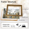 Soaring Eagle Misty Mountain Forest Canvas Wall Art Rustic Cabin Horizontal Decor