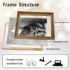 Black White Tabby Cat With Toilet Paper Roll On Head Canvas Wall Art Funny Animal Bathroom Wall Decor For Cat Lovers