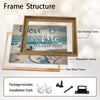 Coastal Sea Turtle Couple Wall Art with Inspirational Quote