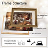 Snowman Reading Newspaper On Toilet Cozy Christmas Framed Wall Art