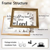 Joshua 24:15 Framed Wall Art As For Me And My House Neutral Botanical Scripture Print