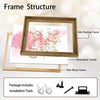 She Believed She Could So She Did Framed Motivational Wall Art Pink Watercolor Quote Print