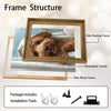 Funny Goldendoodle Bath Time Wall Art, Curly Dog Peeking From Shower Curtain Canvas Print, Quirky Dog Bathroom Wall Decor