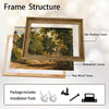 Vintage Country Sheep Farm Landscape Framed Wall Art Print