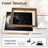 Gothic Dark Rose Moon Wall Art