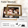 Funny Santa Holding Toilet Paper Rolls Framed Wall Art Christmas Decoration