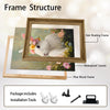 White Rabbit with Flower Crown Wildflower Field Canvas Wall Art