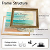 Lord's Prayer Framed Wall Art Beach Ocean Seaside Christian Scripture Print