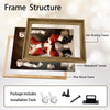 Funny Santa On Toilet With Toilet Paper Framed Wall Art Christmas Decoration