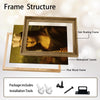 Quirky Mona Lisa Bathroom Parody Canvas Wall Art, Toilet Paper Crown Toilet Brush Funny Altered Art Poster