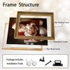 Funny Santa Hugging Toilet Paper Rolls On Toilet Framed Wall Art Christmas Decoration
