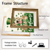 St Patricks Day Golden Retriever Welcome Canvas Wall Art