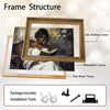 Elegant Black Woman Reading Canvas Print, Vintage Textured Oil Painting Female Portrait Wall Art